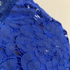 ロイヤルブルー　総レースドレス
の画像