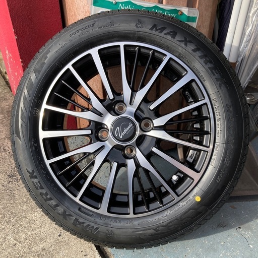 早い方値引きあり！新品R14アルミホイール新品タイヤ4本セット