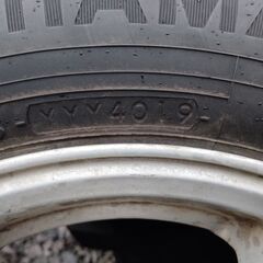 ヨコハマiG60 155/80R13 9部山 ホイールセット スタッドレスの画像