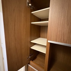 【受付終了】鏡付きシューズボックス　の画像