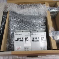 キングジム SR-R980 テプラPRO 中古美品 テプラテープx4 4mm～30mm対応 【ハンズクラフト宜野湾店】の画像