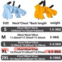 犬　レインコート　スノーコートの画像