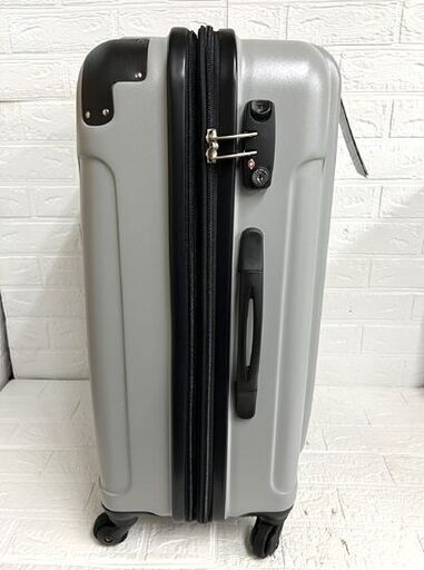 ☆新品 グリフィンランド 24インチ Mサイズ キャリーケース ライトシルバー 使用目安4～7泊 TSAロック 軽量 シングルキャスター ☆札幌市 白石店