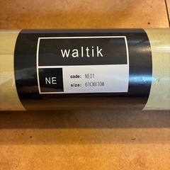 貼る壁紙パステルイエロー新品未使用の画像