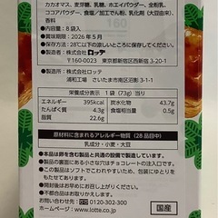 ロッテ パイの実 73g x 8袋 584gの画像