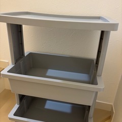 収納ケース　グレーの画像