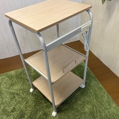 【リユース☆エコちょっぷ】キッチンラック　レンジ台　炊飯器の画像