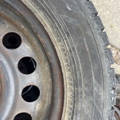 volvo スチールホイール　スタッドレスタイヤ3本セットの画像