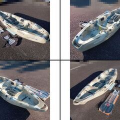 【中古良品】　フィールフリー　モーケン１０　新品パドル　車輪付で便利　神奈川県　【発送不可】の画像