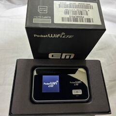 EMOBILE POCKET Wifi LTE GL06P シルバー 起動の確認済の画像
