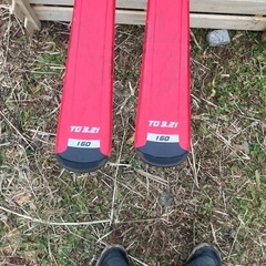 Blizzard TG 3.21 スキー板、160cmサロモンステップインバイティング付きの画像