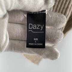 DAZY DAZY 半袖ニット ブラウン レディース L【古着】【中古】の画像