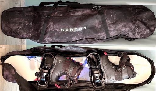 スノーボード３点セット　Burtonと
Northwave