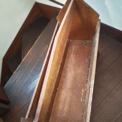 昭和レトロ 木製マガジンラック 11月引き取り希望の画像