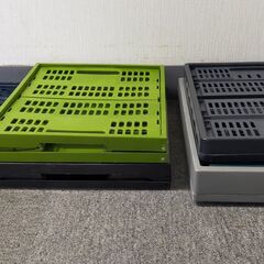 △ 折りたたみコンテナ オリコン 折箱 6点おまとめ キズ、汚れあり 現状渡しの画像