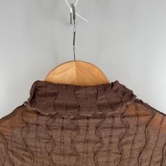 DAZY DAZY 長袖ニット コットン ブラウン レディース M【古着】【中古】の画像