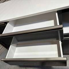 近藤産業 モダンキッチンカウンター、キッチンボード 幅140cm Used/キレイの画像