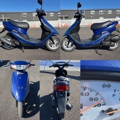 ⭐️AF34ディオ.快速2スト❗️⭐️バッテリー・シート・ミラープラグ・エアクリ新品交換で快調⭐️50cc原付スクーター⭐️の画像