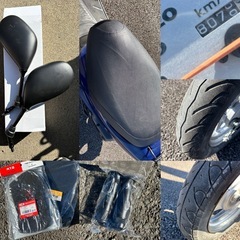 ⭐️AF34ディオ.快速2スト❗️⭐️バッテリー・シート・ミラープラグ・エアクリ新品交換で快調⭐️50cc原付スクーター⭐️の画像