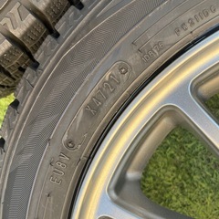 お取引決定しました。155/65/14 スタッドレス　アルミホイールセット　4本　14インチ　バリ溝　軽　などの画像