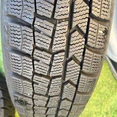 お取引決定しました。155/65/14 スタッドレス　アルミホイールセット　4本　14インチ　バリ溝　軽　などの画像