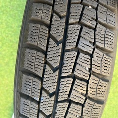 お取引決定しました。155/65/14 スタッドレス　アルミホイールセット　4本　14インチ　バリ溝　軽　などの画像