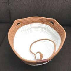 ② 未使用 猫用バスケットベッド 洗える 折りたたみスリープバスケット Sサイズ 犬猫用 ペット用品 西岡店の画像