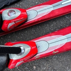 スキーセット　スキー158センチストック116センチ　靴26センチ　全体的に多少の使用感ありの画像