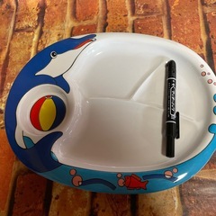 昭和レトロ　イルカプレート2枚の画像