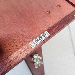 美品 SASAKI ササキ 餌台付きワンタッチ チェア S-1300 釣り 椅子 折りたたみチェア 座椅子 折り畳み イス 釣り用の画像