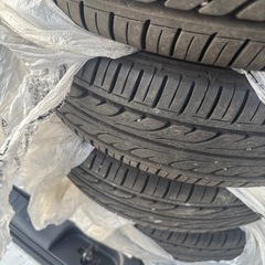 165/55 R15 インチ！タイヤ&ダイハツ純正ホイール付きタイヤ！の画像