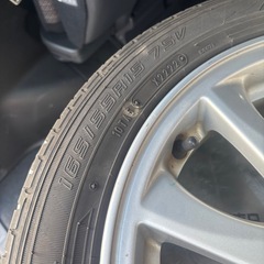 165/55 R15 インチ！タイヤ&ダイハツ純正ホイール付きタイヤ！の画像