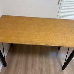 パソコンデスク アイアン脚の画像