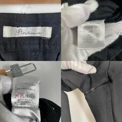 Pitchun ピッチュン ワイドパンツ ウール ブラック レディース 4T 36【古着】【中古】の画像