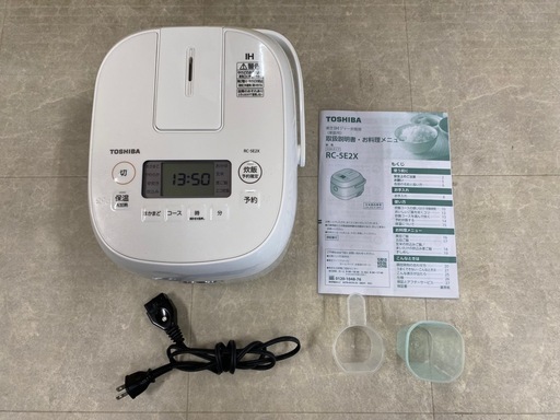 お取置き中
⭐︎東芝 RCｰ5E2X 炊飯器 ３合 2024年製⭐︎