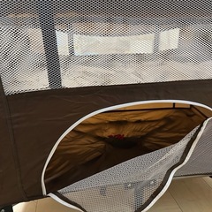 折りたたみベビーベッドプレイヤードの画像