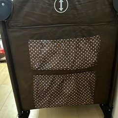 折りたたみベビーベッドプレイヤードの画像