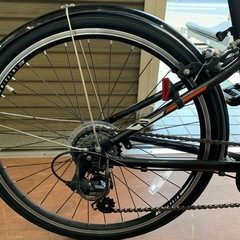 DRIDE キッズサイクル クロスバイク 自転車 24インチ ・6段変速・スピードメター・ライト※抹消届あり。詳しい状態等は現物にてご確認ください。の画像