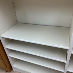 オープンラック ホワイト 幅117cm×奥行31cm×高さ89cm 【ジャングルジャングル岩出店】【B290】和歌山 岩出市 紀の川市 海南市の画像