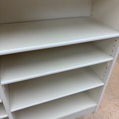 オープンラック ホワイト 幅117cm×奥行31cm×高さ89cm 【ジャングルジャングル岩出店】【B290】和歌山 岩出市 紀の川市 海南市の画像
