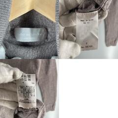 audrey and john wad オードリーアンドジョンワッド 長袖ニット ウール グレー レディース F【古着】【中古】の画像
