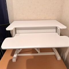 油圧式卓上昇降　スタンディングデスク【DMM.make デュアル650】の画像