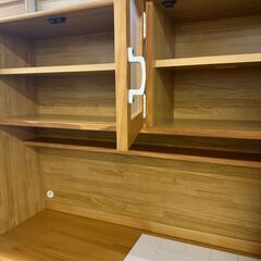 【ジャングルジャングル滋賀草津店】ジモティ来店特価‼　食器棚　ナチュラル　J-2511108の画像