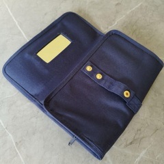 【 Christian Dior 】ネイビー ポーチ 14×23cmの画像
