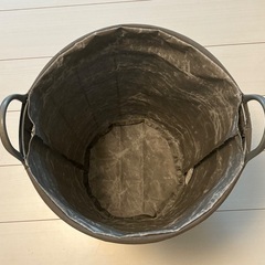 ★LOFTで買ったランドリーラック★ランドリーバスケット　グレーの画像