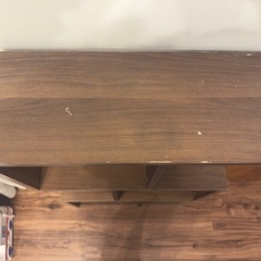 ディスプレイラック 本棚 収納ラック　ウォールナット ブラック　の画像