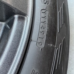 225/65R17 2019年スダットレス ヨコハマiceGUARD GO75 タイヤアルミセット　5穴 PCD114.3 ET+38 17×7J ハブ60mm レクサスシール貼り NX等の画像