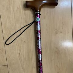 [杖・つえ・ステッキ] 美品・伸縮タイプ・アルミ製で軽くて丈夫です。の画像
