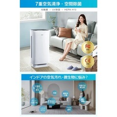 Yihai マイナスイオン空気清浄機　V3の画像