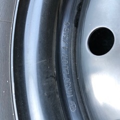スチールタイヤ4本の画像